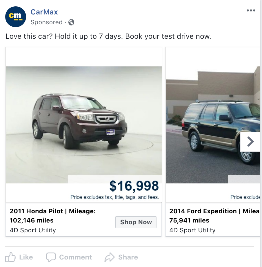 Best Strategies To Sell Cars With Facebook Ads Bionic Universal Marketing Peformance Across Social Search Video Display