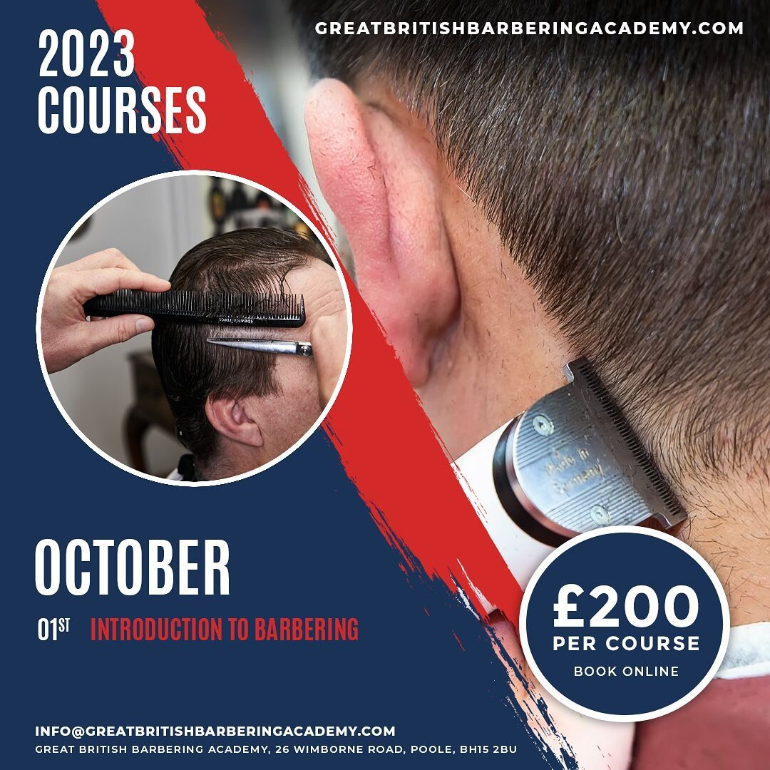 A couple of spaces left on the Introduction into Barbering. After taking this course you will not be a fully qualified barber but you will know if barbering is the career path for you. This is a packed fun filled day with a hands on practical approac