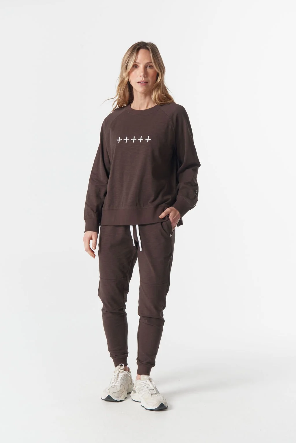 Cloth Paper Scissors My Fave Cross Sweater - Chocolate Torte - Haveli