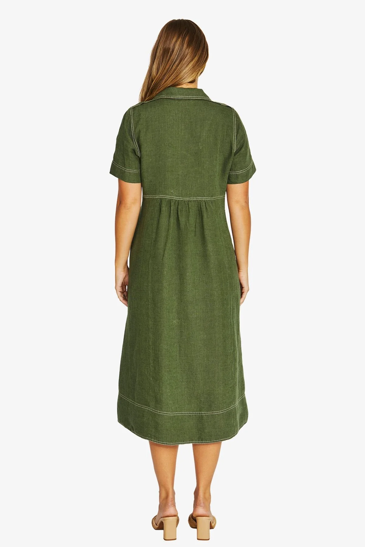 Jump Clothing Shirt Dress - evergreen