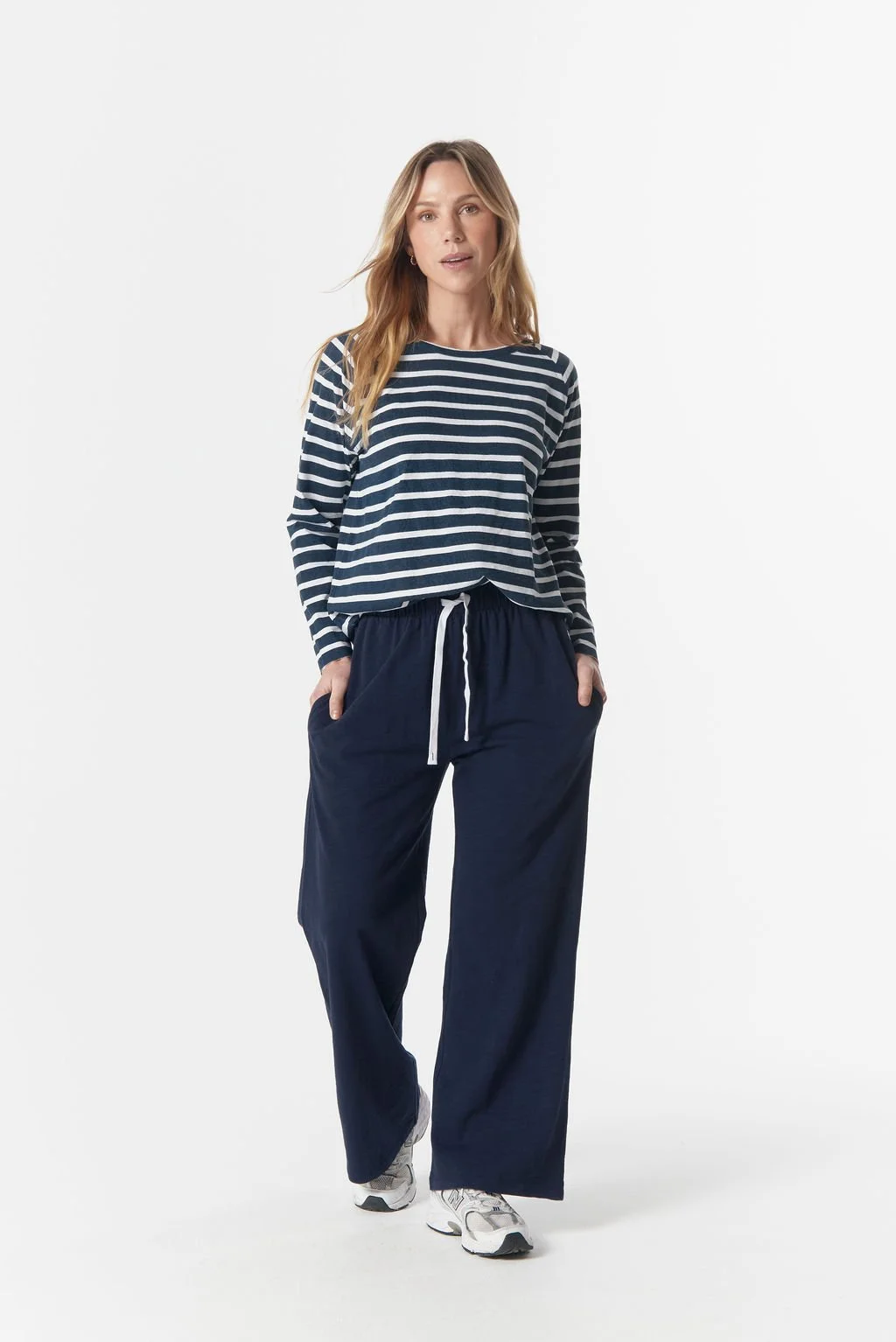 Cloth Paper Scissors The Hero Stripe Raglan Tee - Wht/Parisian - Haveli