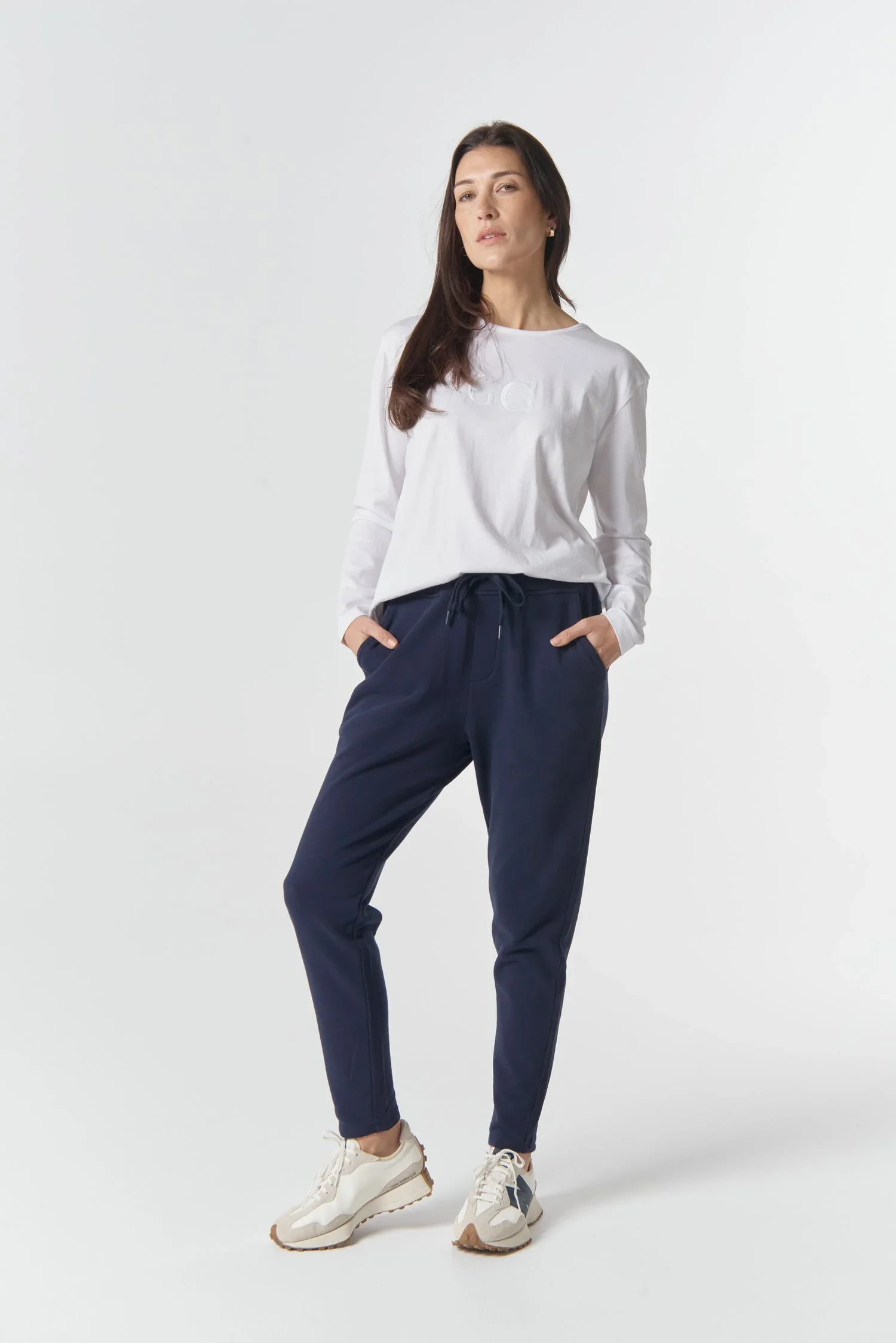 Goondiwindi The Heritage Cotton Track Pant - Navy