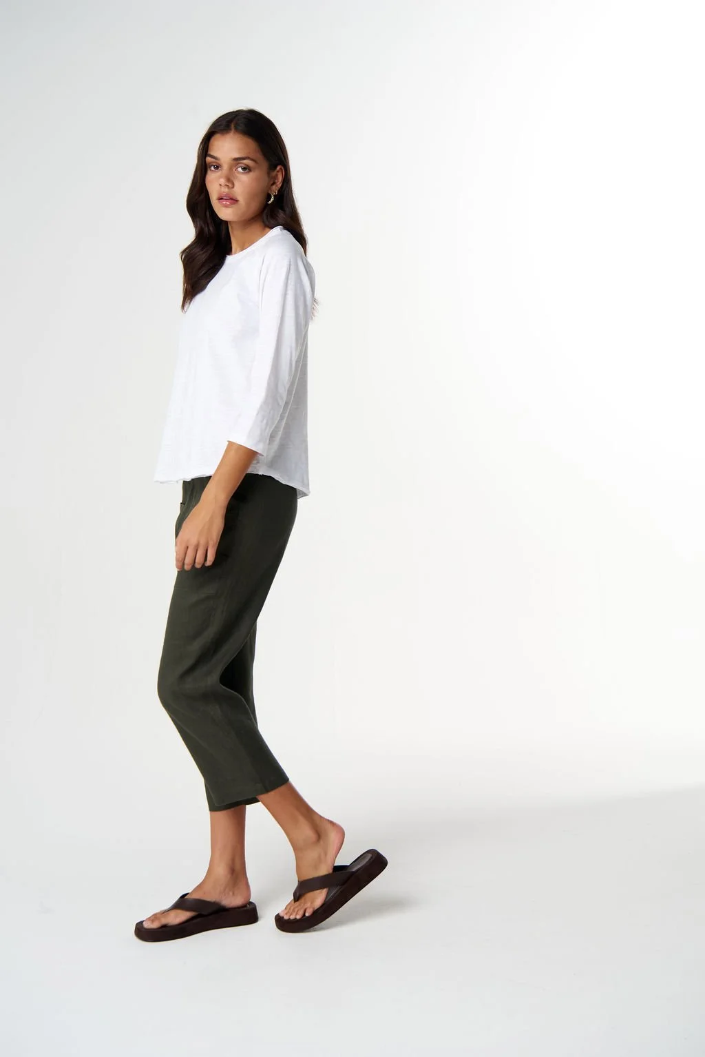 Cloth Paper Scissors On Repeat Raglan - White - Haveli
