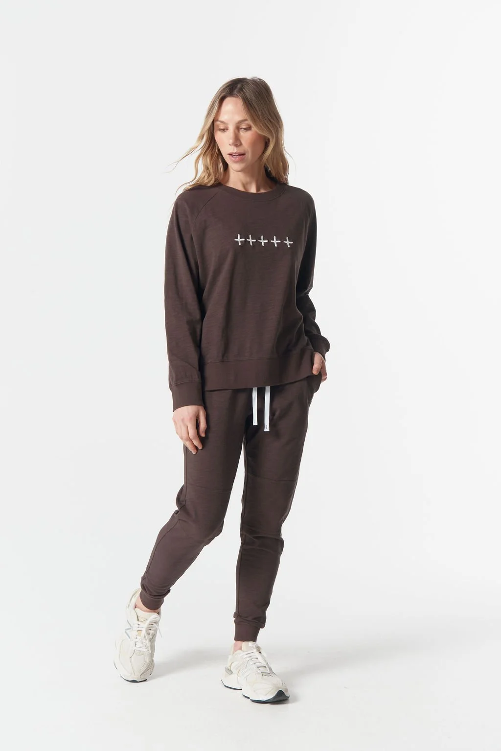 Cloth Paper Scissors My Fave Cross Sweater - Chocolate Torte - Haveli