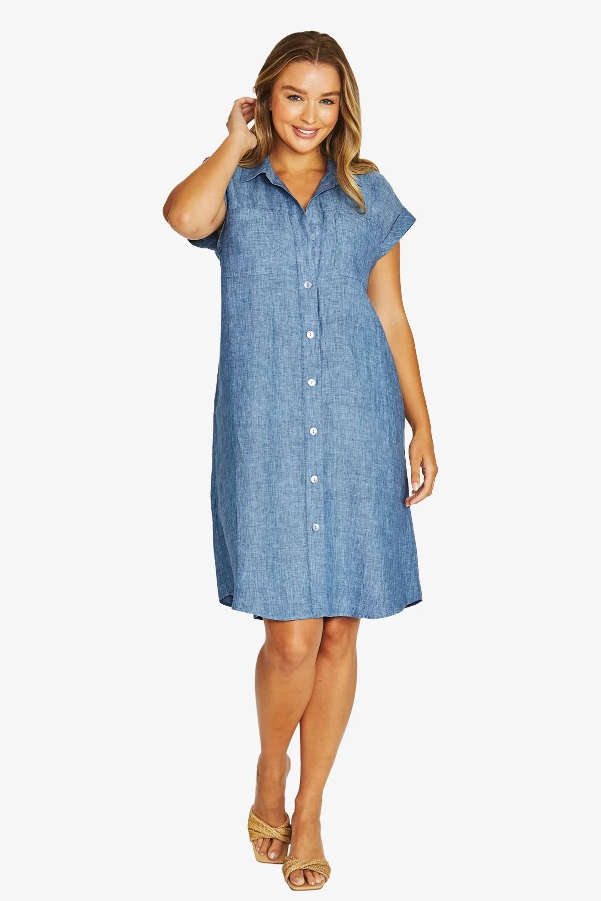 Jump Clothing 2 Pocket Shirt Dress