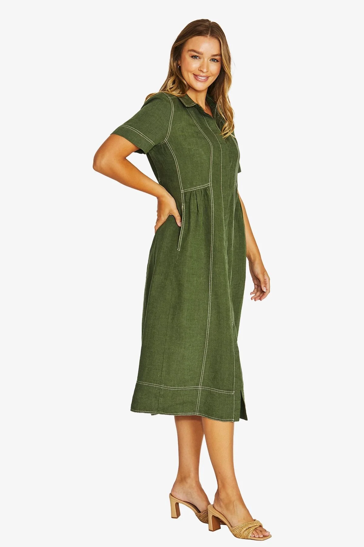Jump Clothing Seam Dress