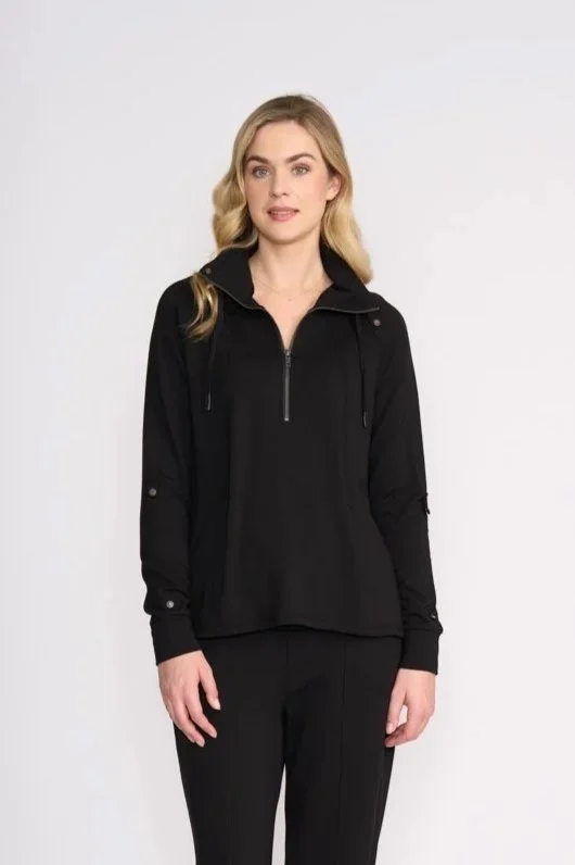 Foil Soft Settings Sweater - Black - Haveli