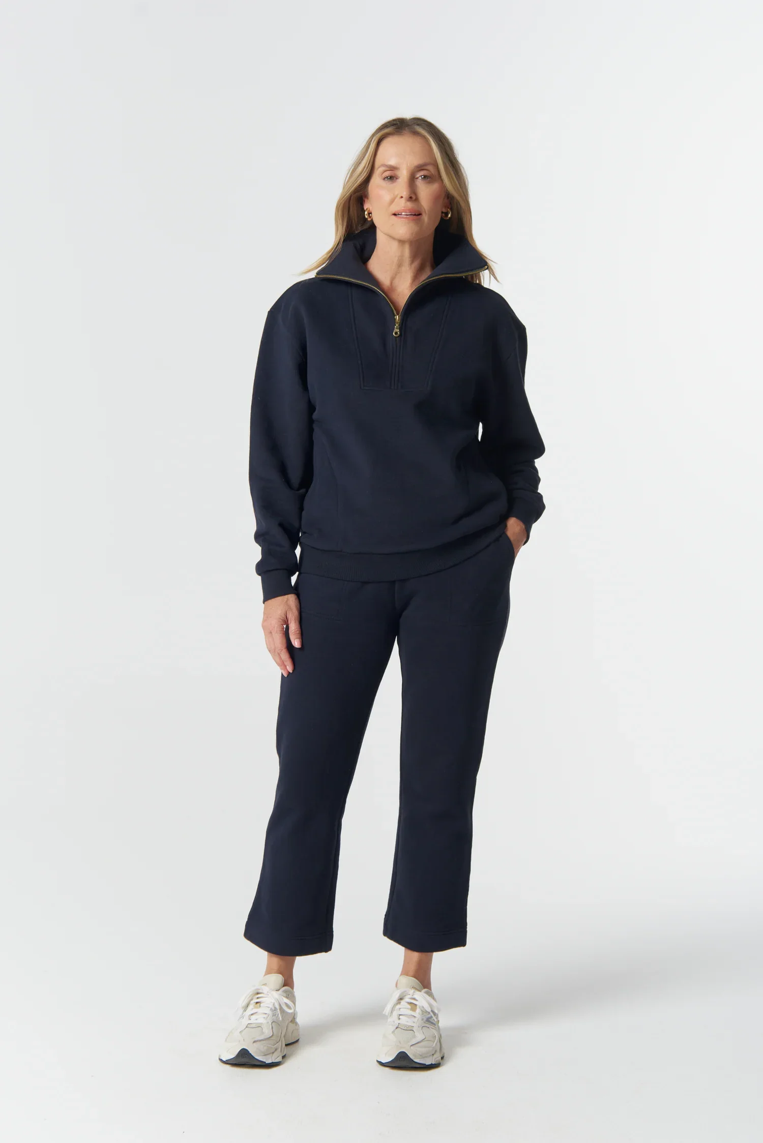 Goondiwindi Barkly Cotton Track Pant - Dark Navy