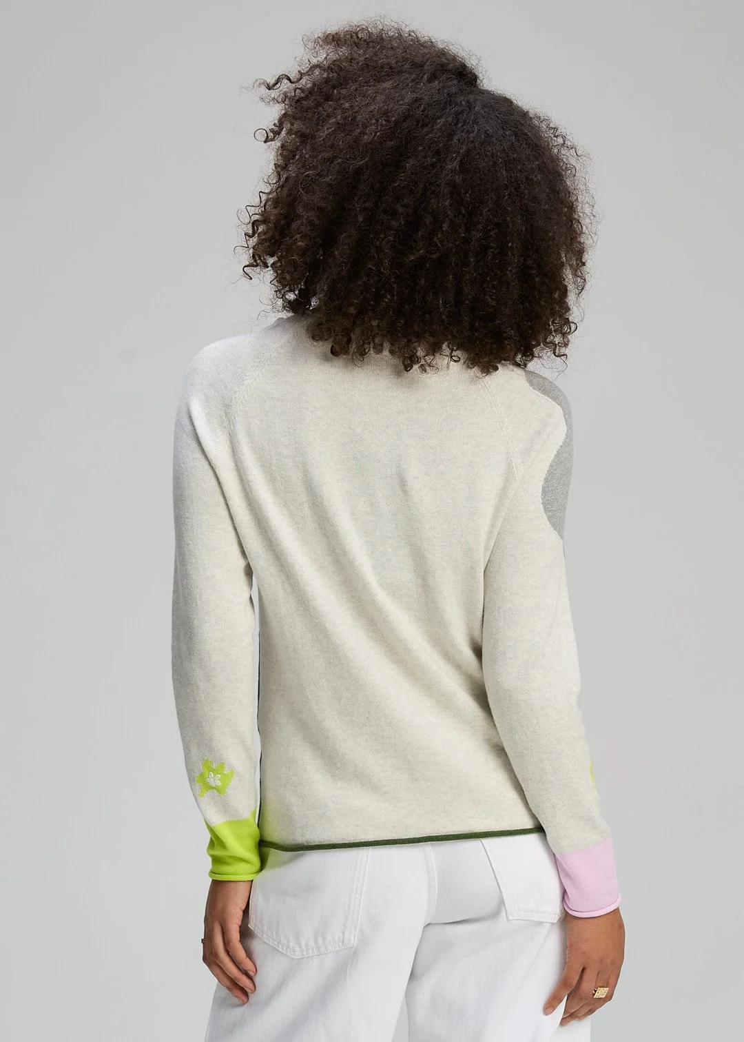 Zaket & Plover Petal Play Jumper - Ice - Haveli