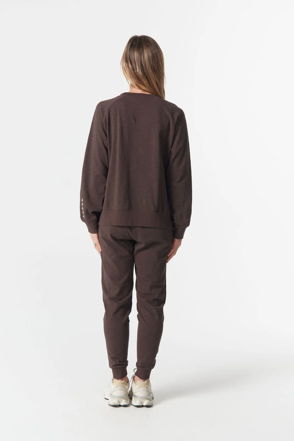 Cloth Paper Scissors My Fave Cross Sweater - Chocolate Torte - Haveli