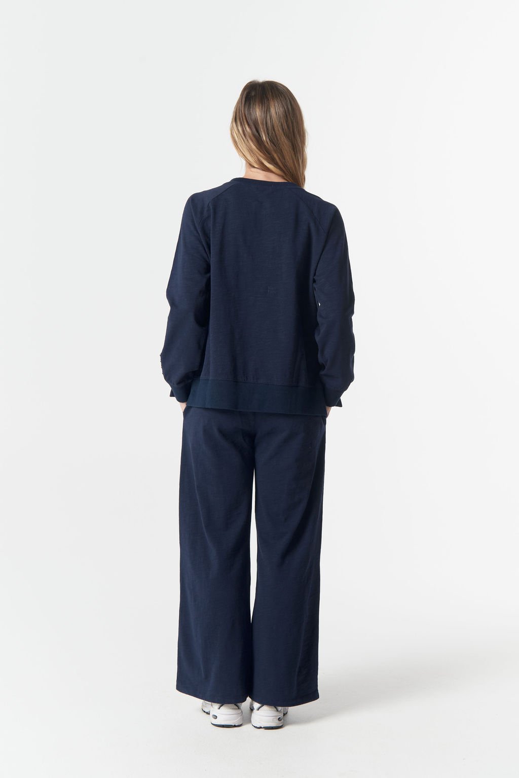 Cloth Paper Scissors My Fave Cross Sweater - Parisian/Wht - Haveli