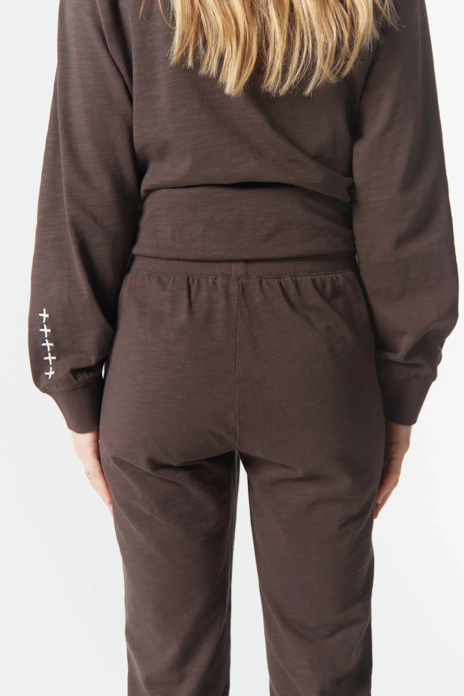 Cloth Paper Scissors Back By Demand Jogger - Chocolate Torte - Haveli