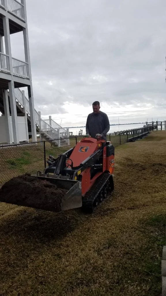 Moving about 35 cubic yards of dirt.jpeg
