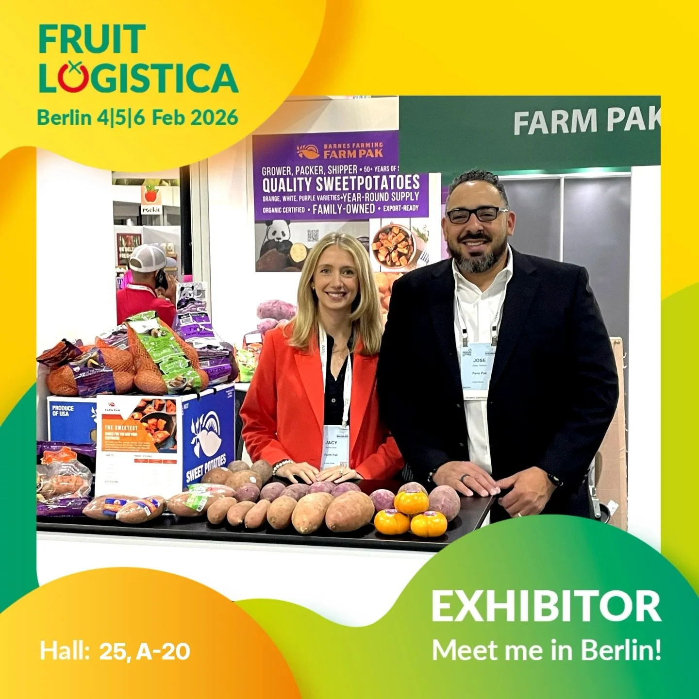 We&rsquo;re excited to be heading to Berlin for @fruitlogistica 2026!

Stop by Hall 25, Booth A-20 to learn more about our sweetpotato offerings. We&rsquo;d love to connect!

#fruitlogistica #sweetpotatoes #ncsweetpotatoes #familyfarm