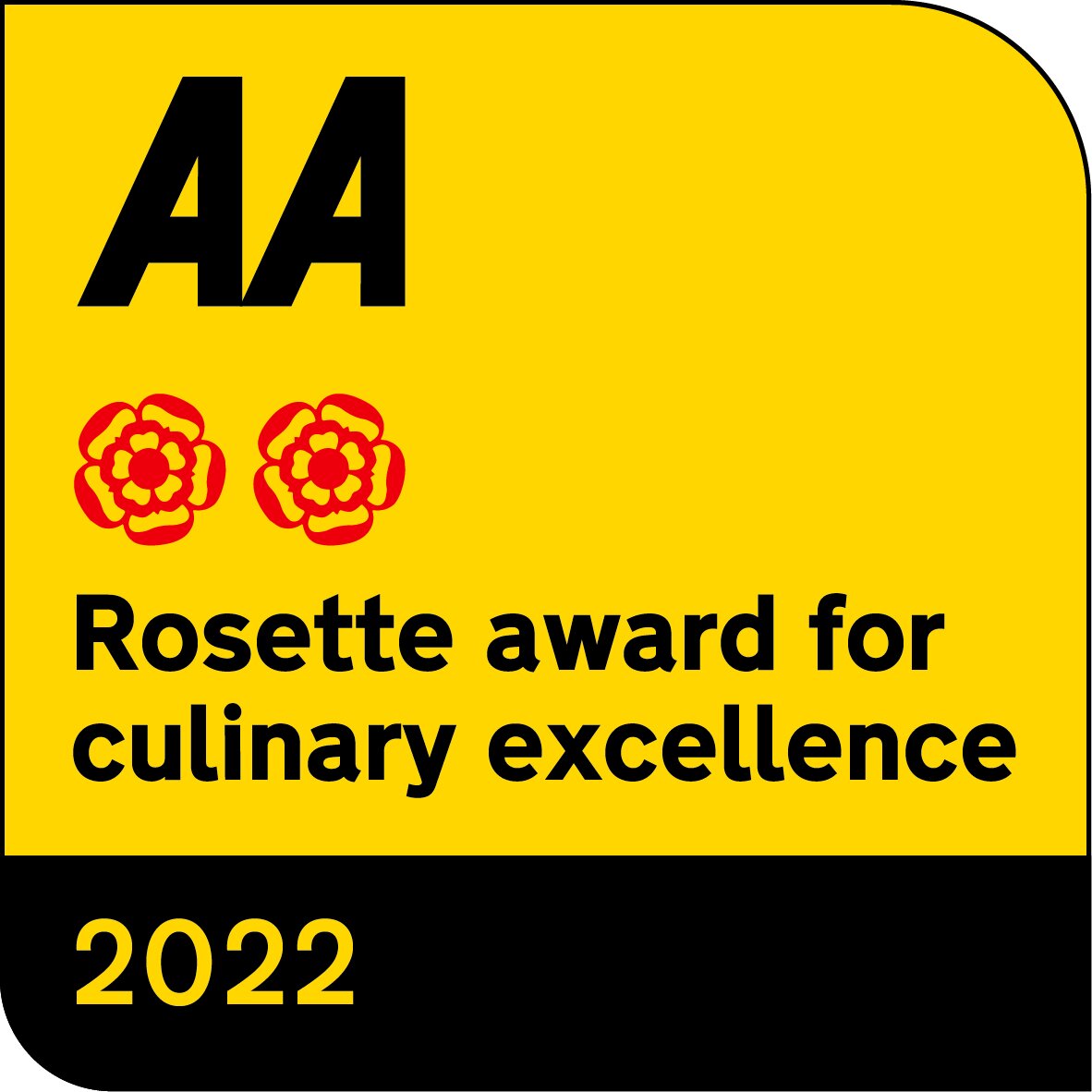 AA Two Rosette Culinary Excellence