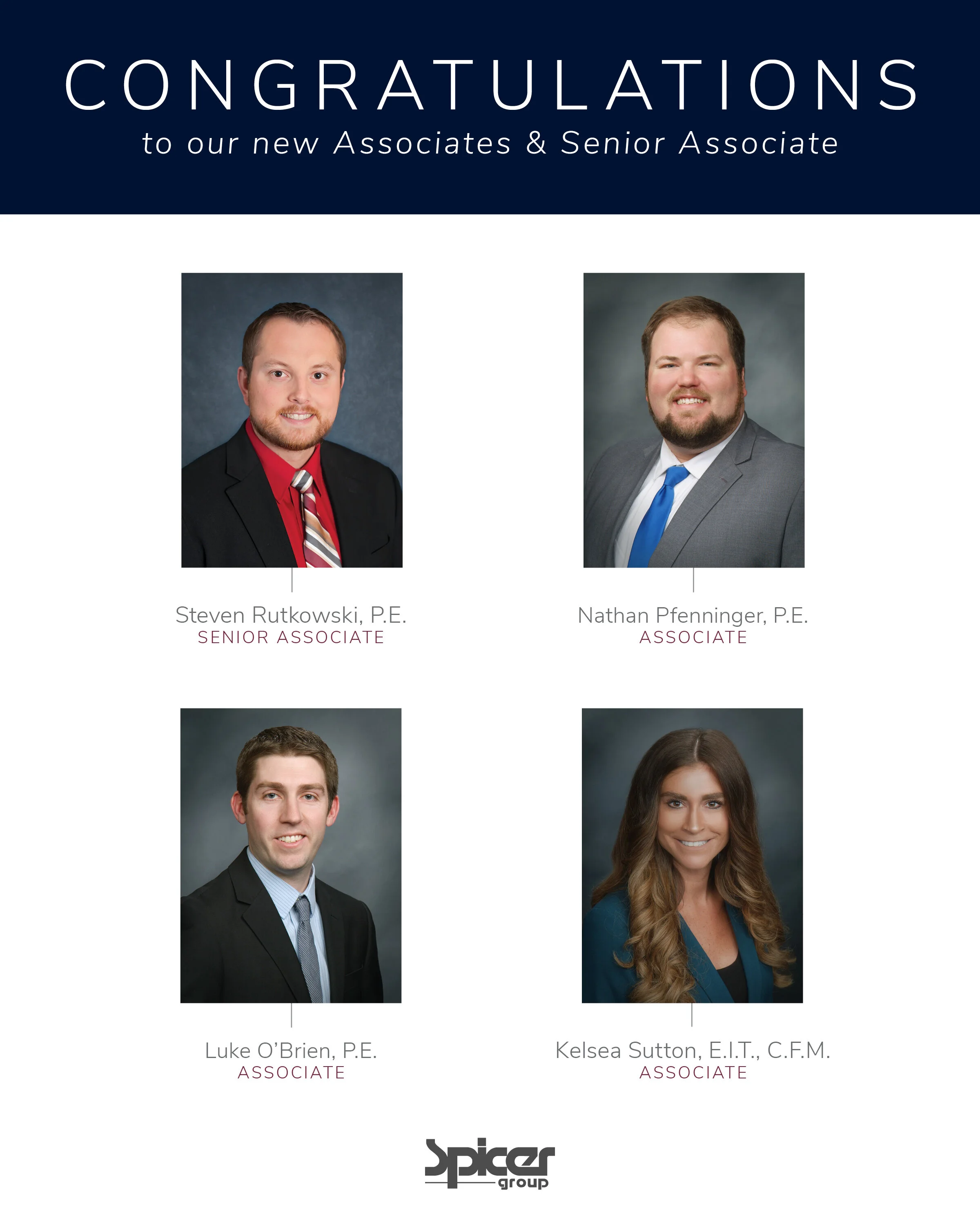 Spicer Group Announces 2020 Promotions