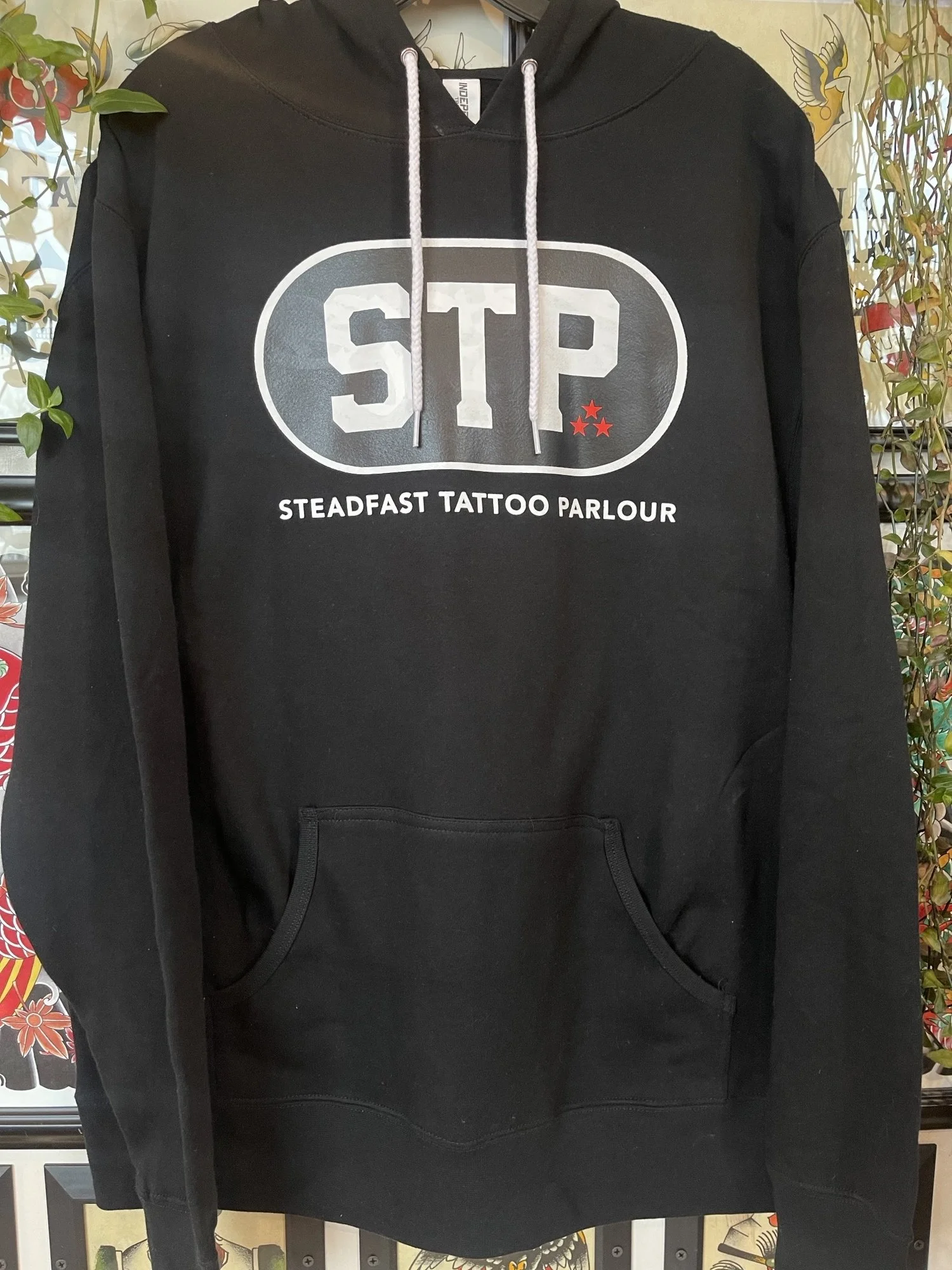 Black STP Hoodie