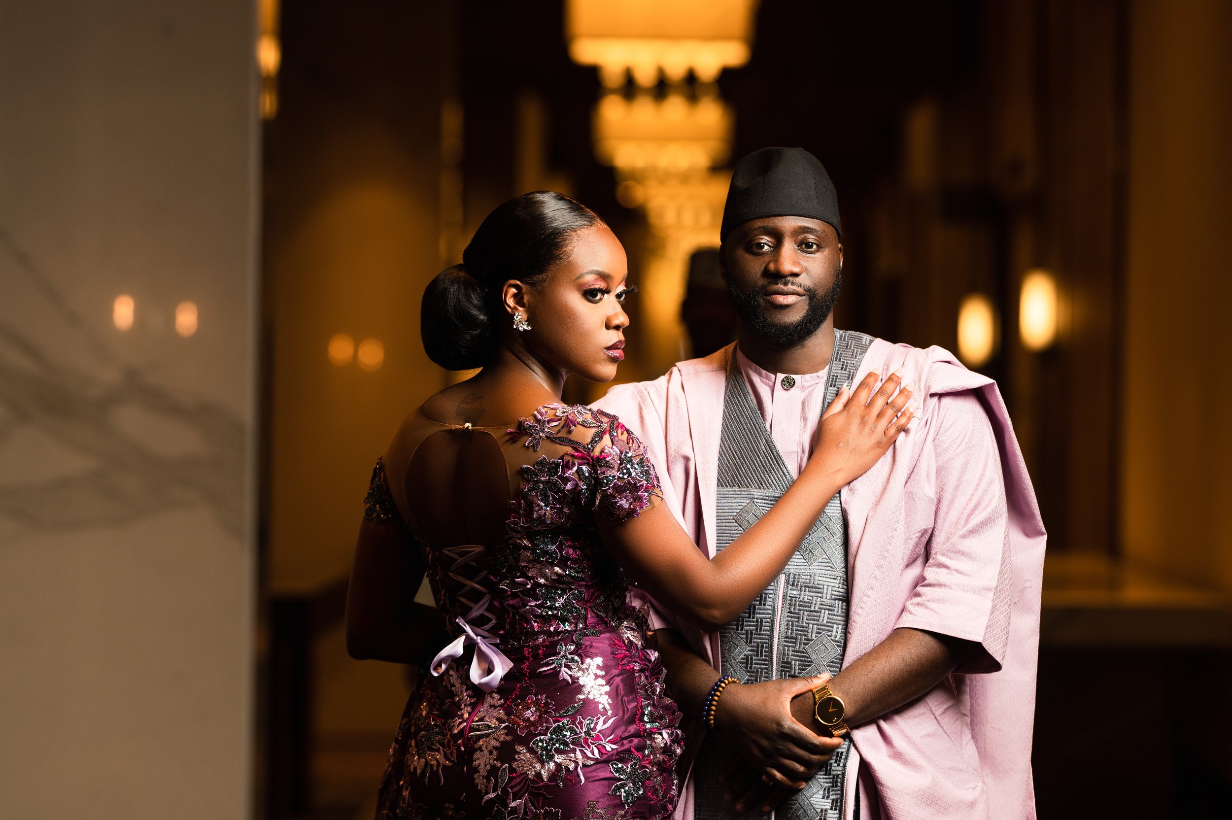 African Bride and Groom