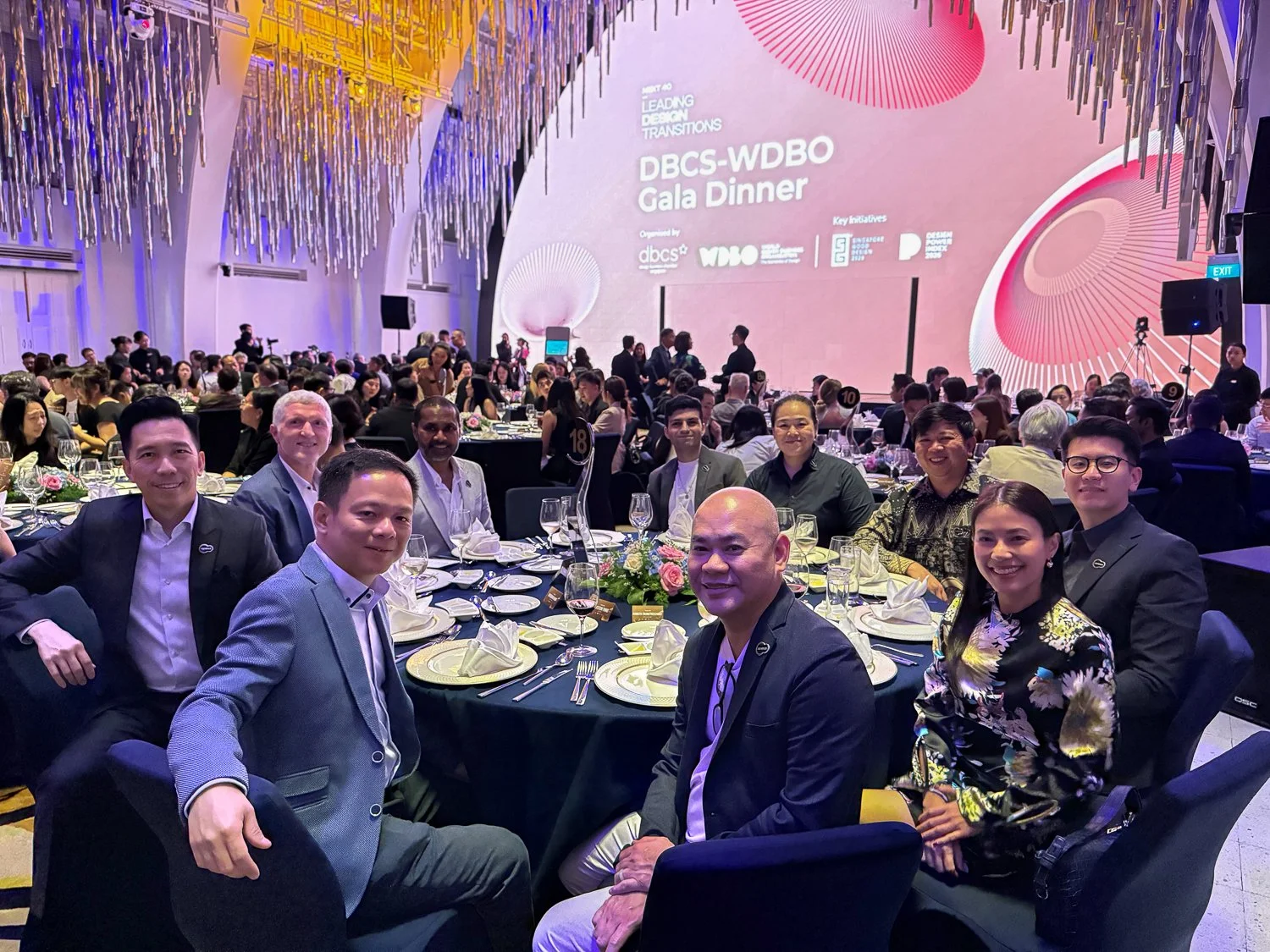  Good company made the evening even better with Royston Thng, Head of Office Management at Manulife (pictured second from left). 