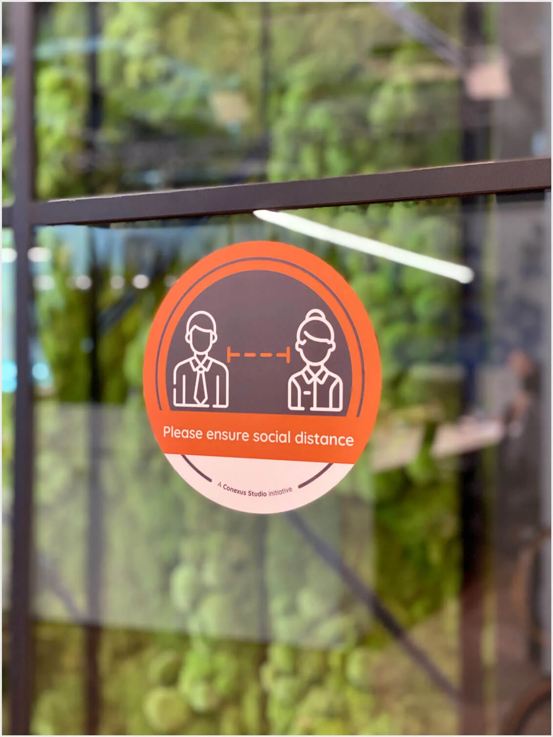 Staying Safe: New Social Distancing Sticker Designs — ⚫⚪ Conexus Studio