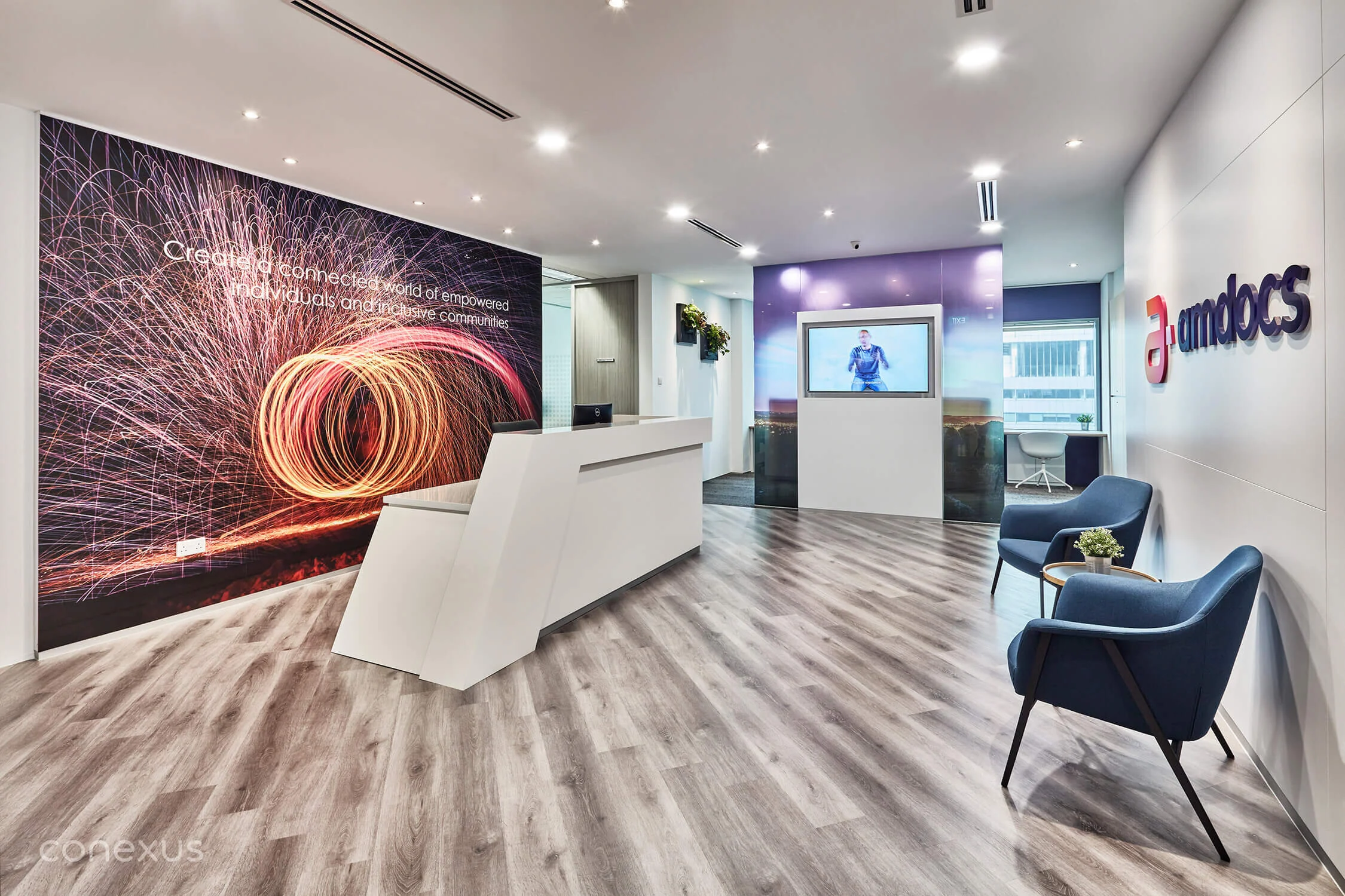 Amdocs Singapore | Office Design & Build | ⚫⚪ Conexus Studio