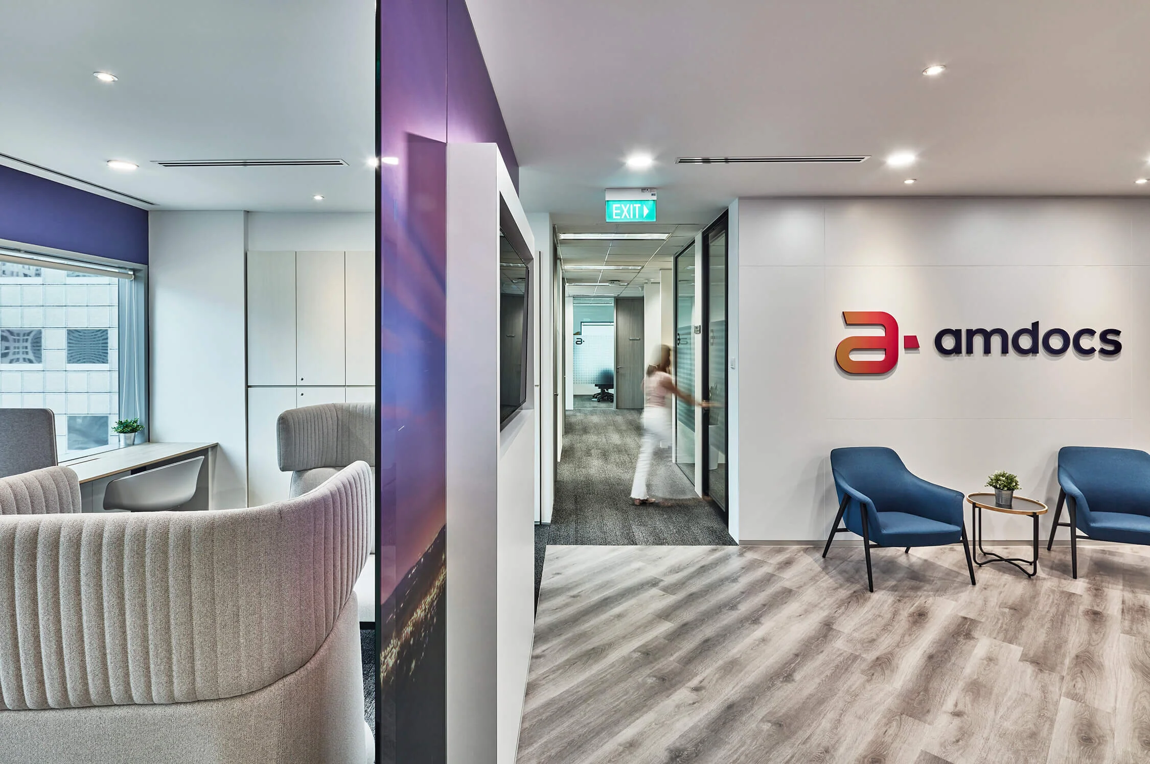 Amdocs Singapore | Office Design & Build | ⚫⚪ Conexus Studio