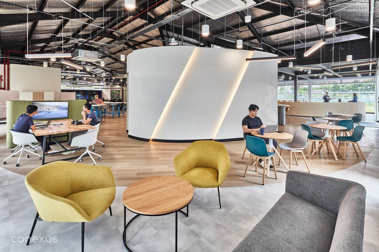 Decathlon Singapore Data Lab Office Design & Build ⚫⚪ Conexus Studio