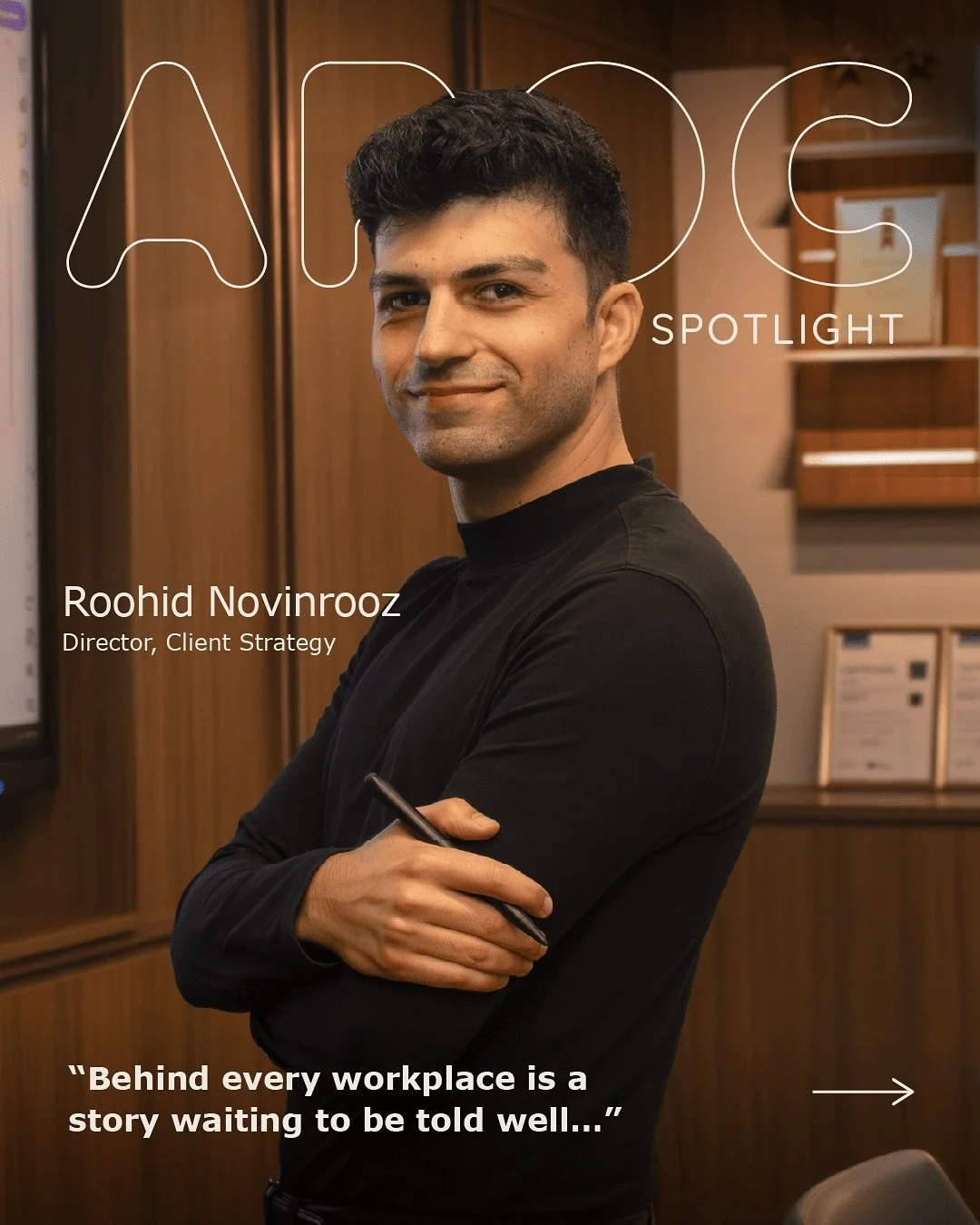 Behind every workplace is a story&mdash;one shaped by people, guided by purpose, and brought to life through thoughtful design. ✨

We&rsquo;re thrilled to welcome Roohid as our Director of Client Strategy at Conexus Studio. From day one, his calm cla