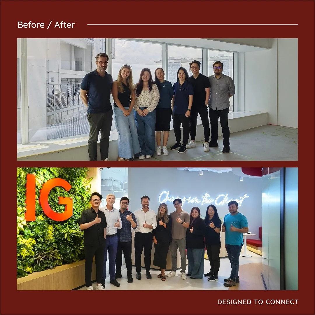 From bare floors to a thriving hub of energy and purpose ⚡🏙️ &mdash; IG Asia&rsquo;s new headquarters at Singapore Land Tower reflects how vision, collaboration, and precision come together in design.&nbsp;

What began as a blank canvas is now a hig