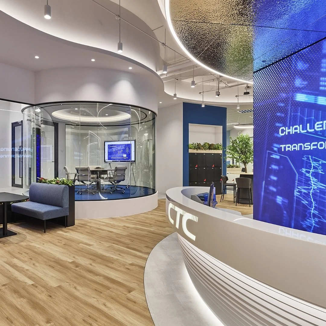 At @ctcglobal_singapore&rsquo;s new headquarters in Alexandra Technopark, innovation and humanity move in sync. Conceived as an ecosystem of connection, the space reimagines the modern tech workplace as one where bold ideas thrive within a calm, tact