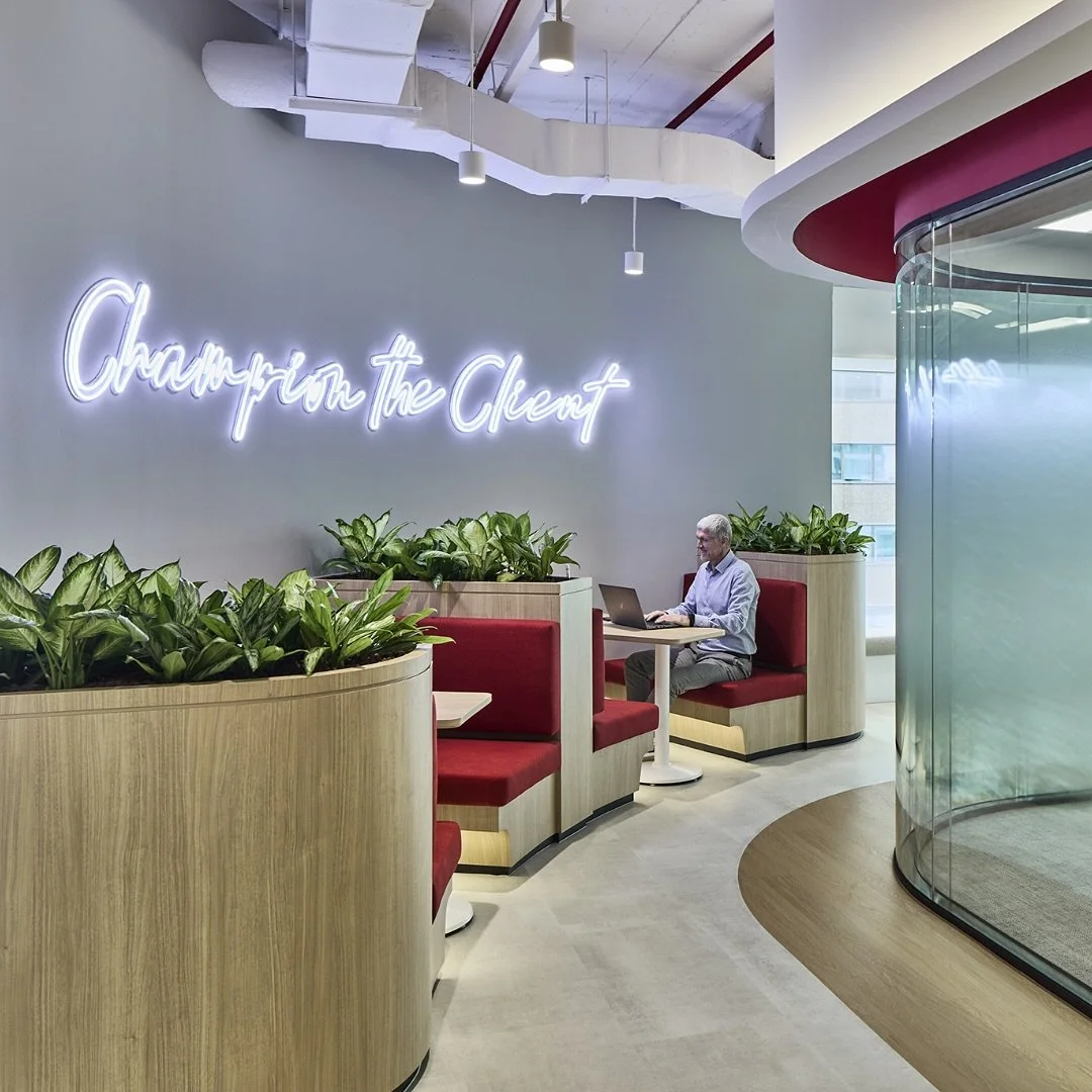 What does trading momentum look like in spatial form? 🚀

For IG Asia, Conexus Studio translated that energy into a headquarters shaped with intention, one that balances clarity, comfort, and agility to support a team operating in high-intensity, hig