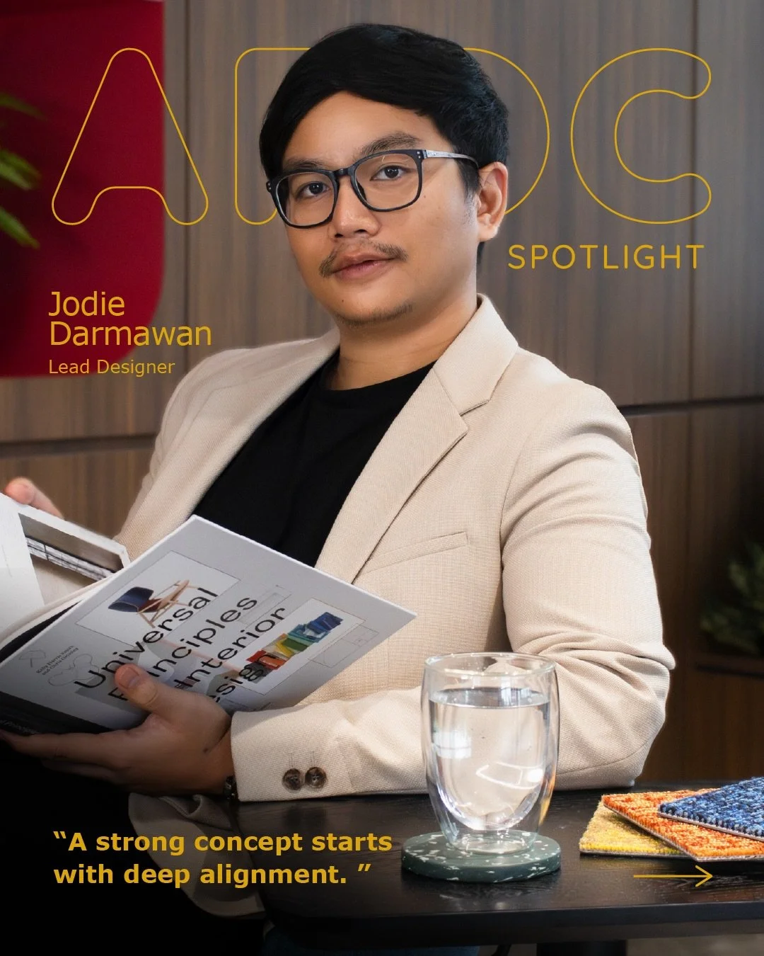 Meet Jodie, our Lead Designer at Conexus Studio, a designer who believes every space tells a story and that story always begins with people. ✨&nbsp;

For him, an impactful concept starts with deep alignment. The narrative of a space is not just decor