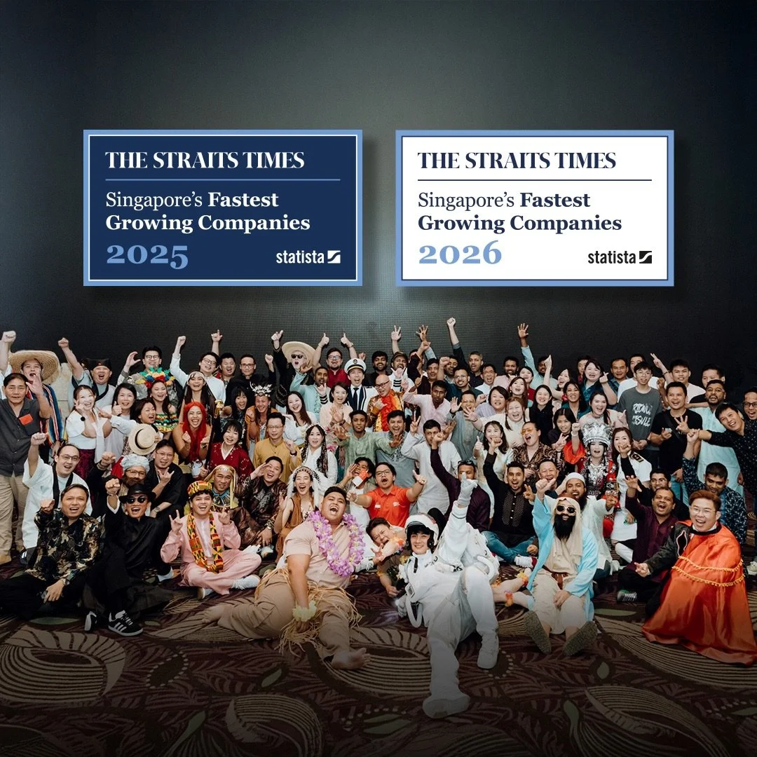 Proud to share that we&rsquo;ve been named among Singapore&rsquo;s Fastest-Growing Companies 2026, ranking 33rd for the second consecutive year ✨
This recognition reflects growing trust in how we think, design, and deliver, especially in a shifting m