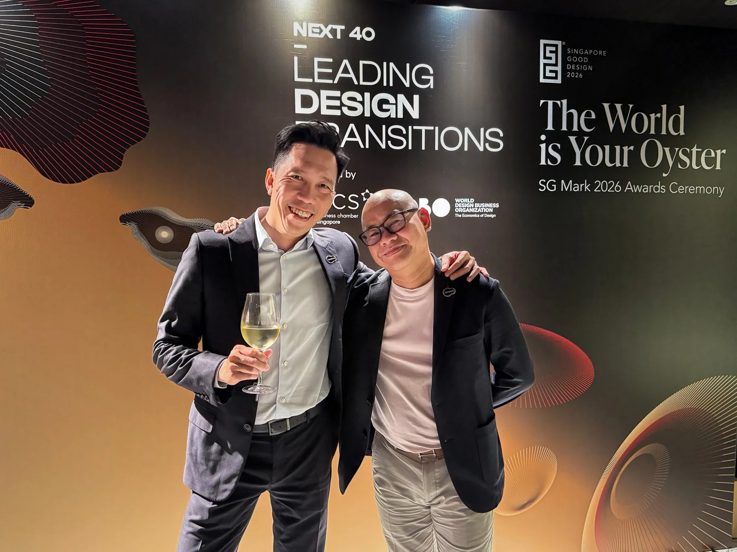  Three wins safely in hand, Group Managing Director Brendan Khor and Design Director Aviruth Trungtreechart call it a very good night. 