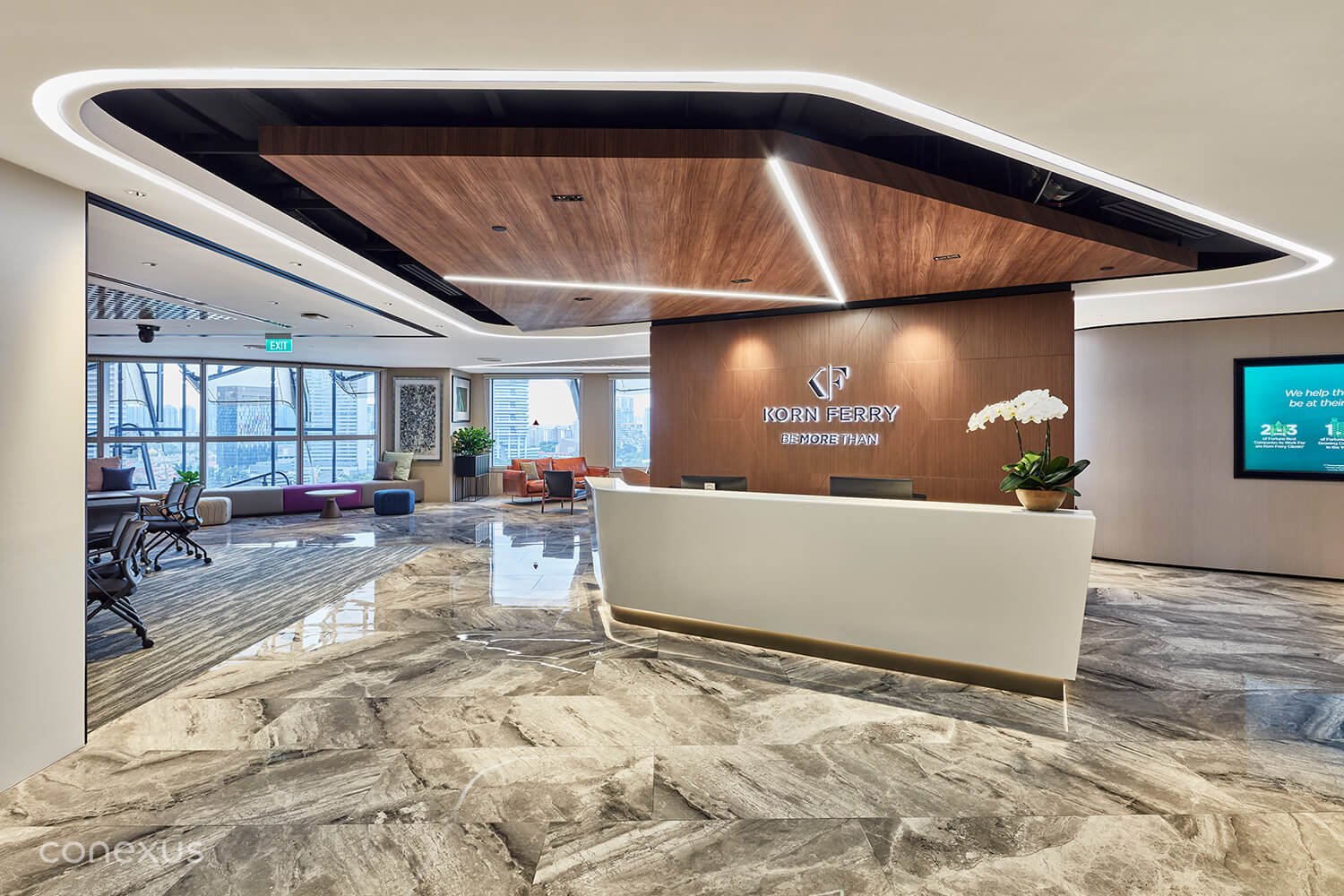 Korn Ferry Singapore | Office Design & Build | ⚫⚪ Conexus Studio