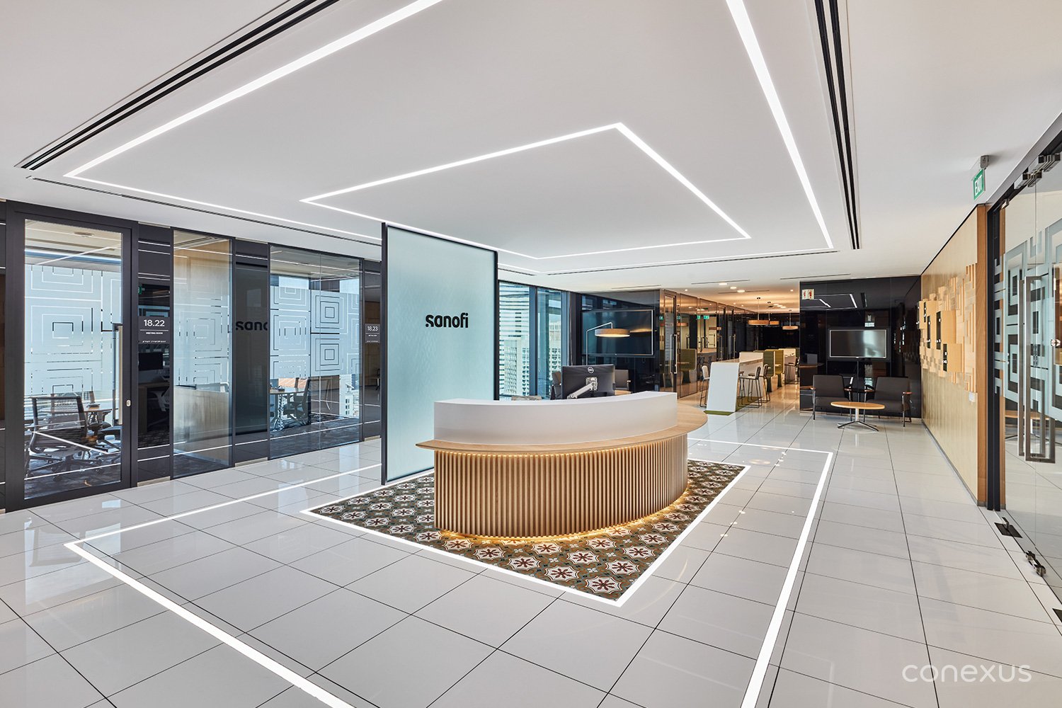 Sanofi Singapore | Office Design & Build | ⚫⚪ Conexus Studio