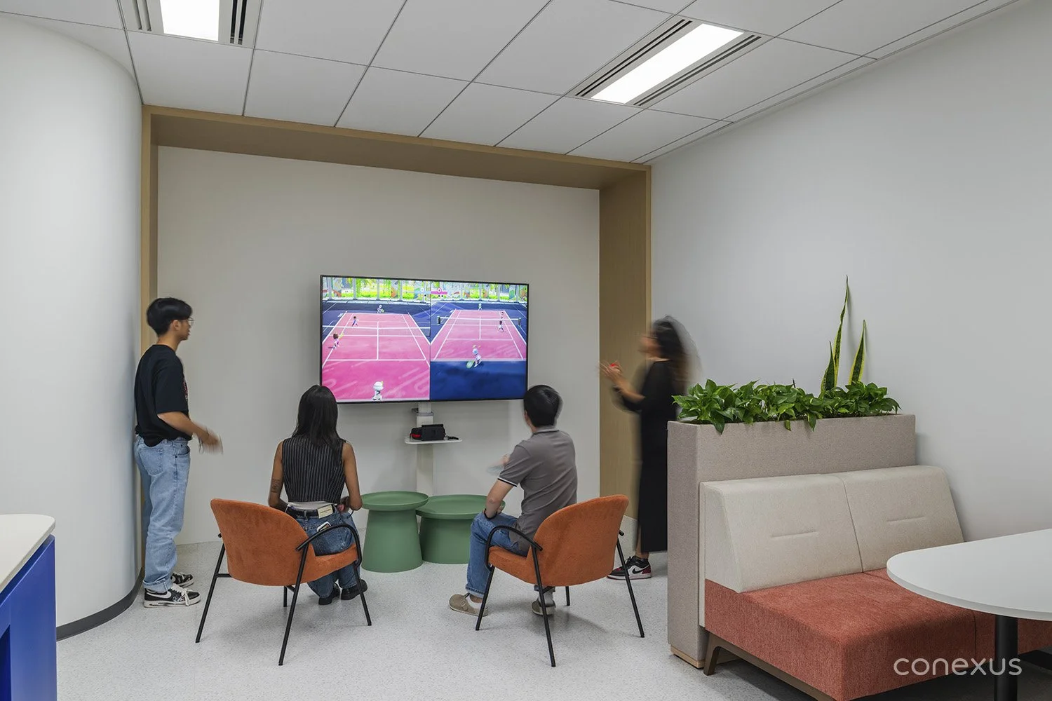 Samsonite office employee wellbeing recreation lounge Bangkok