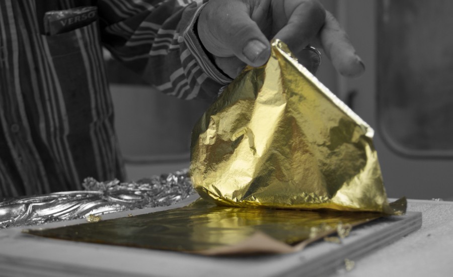 Gold gilding - Aluminr handcrafting techniques