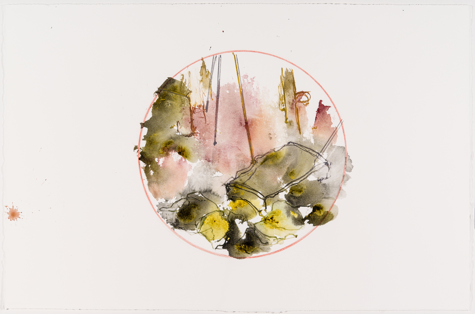 Red Hook Harbor Soundings #04 – 2015 Watercolor, color pencils on paper 13 in. x 20 in.