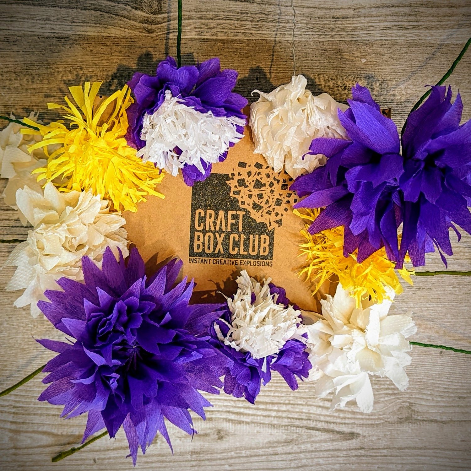 Paper flower craft kit — Craft Box Club