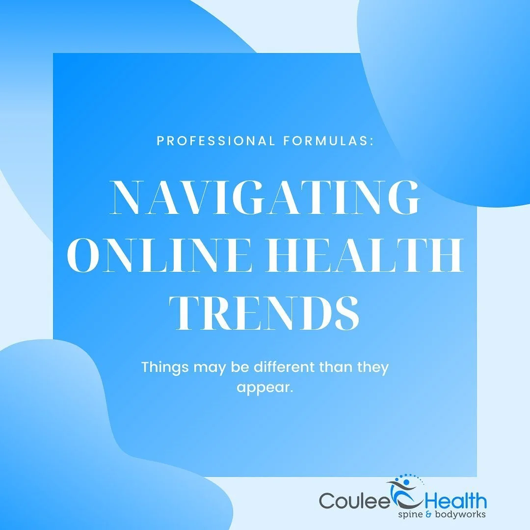 If you spend any time online, you probably see attractive advertisements promising you better health &ndash; through trendy self-diagnosis programs or convenient supplement subscriptions. These programs MIGHT help you advance your health goals, but p
