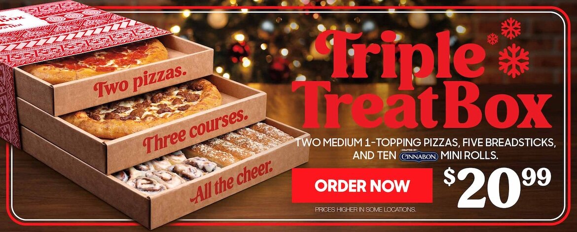Pizza Hut's Triple Treat Box Is Back And Full Of Pizza
