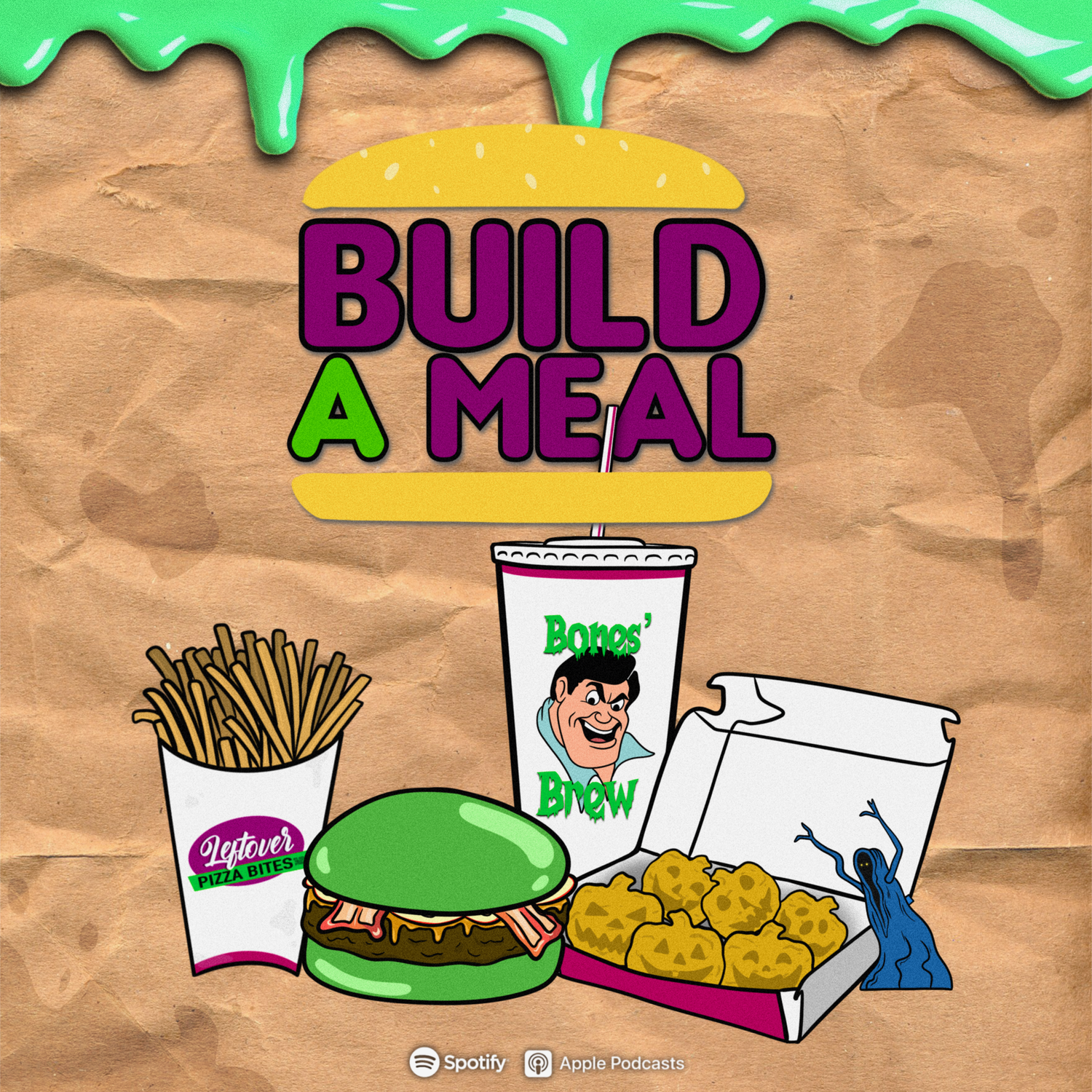 Halloween Build-A-Meal - Leftover Pizza Bites