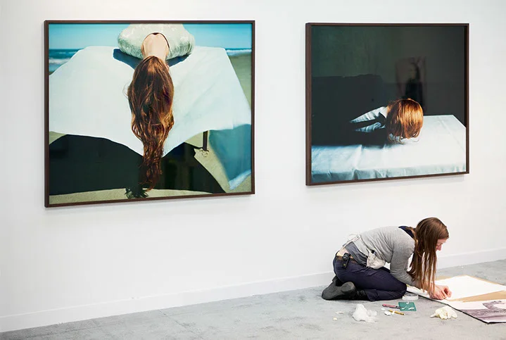 Andy Freeberg, "Charlotte Lund, Armory Show 2011", archival pigment print