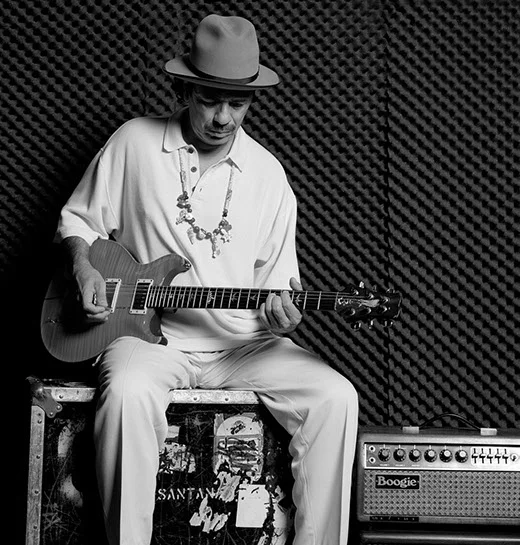 Andy Freeberg, "Carlos Santana, 2008", archival pigment print