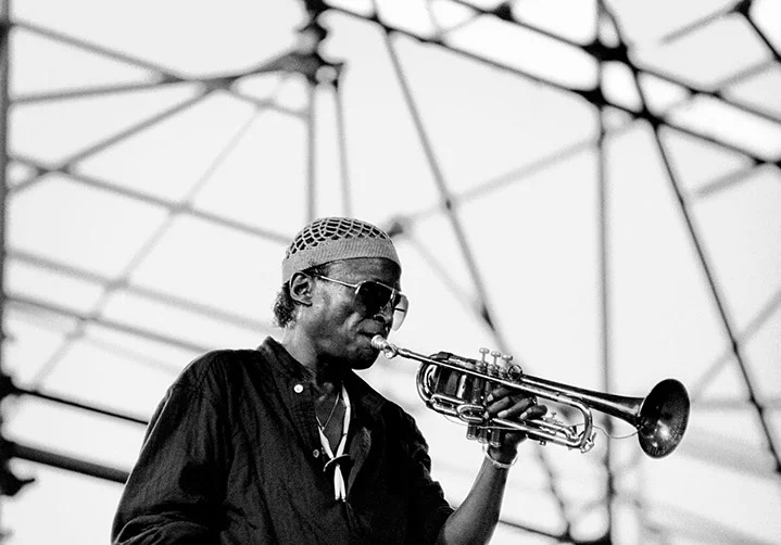 Andy Freeberg, "Miles Davis, 1984", archival pigment print