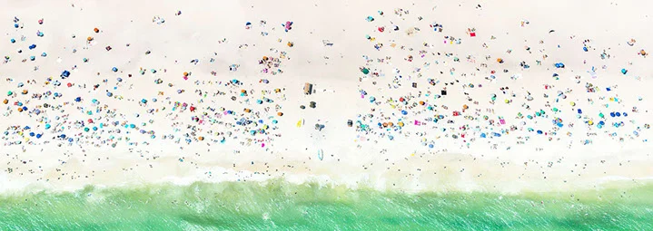 Antoine Rose, "The Beach", various sizes available, archival pigment print on DIASEC