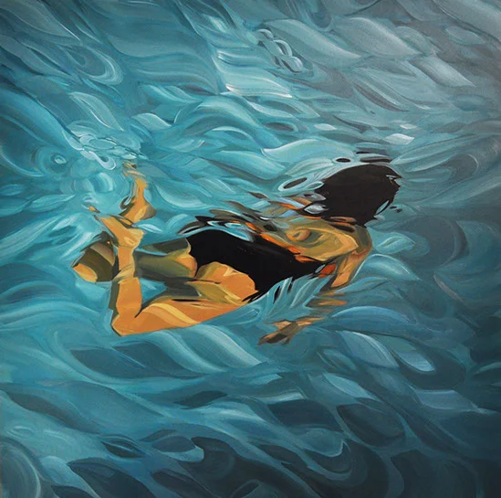 Benjamin Anderson, "One Piece", 48"x48", oil on linen
