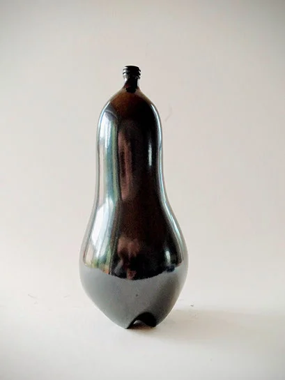 Jami Porter Lara, "Butternut LDS-MHB-BNBR-0916CE-01", 12" x 5.5" x 5.5", wood-fired clay