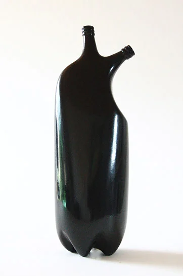 Jami Porter Lara, "Wedding Vase LDS-MHB-NPBR-0515CE-03", 12" x 4" x 3", wood-fired clay